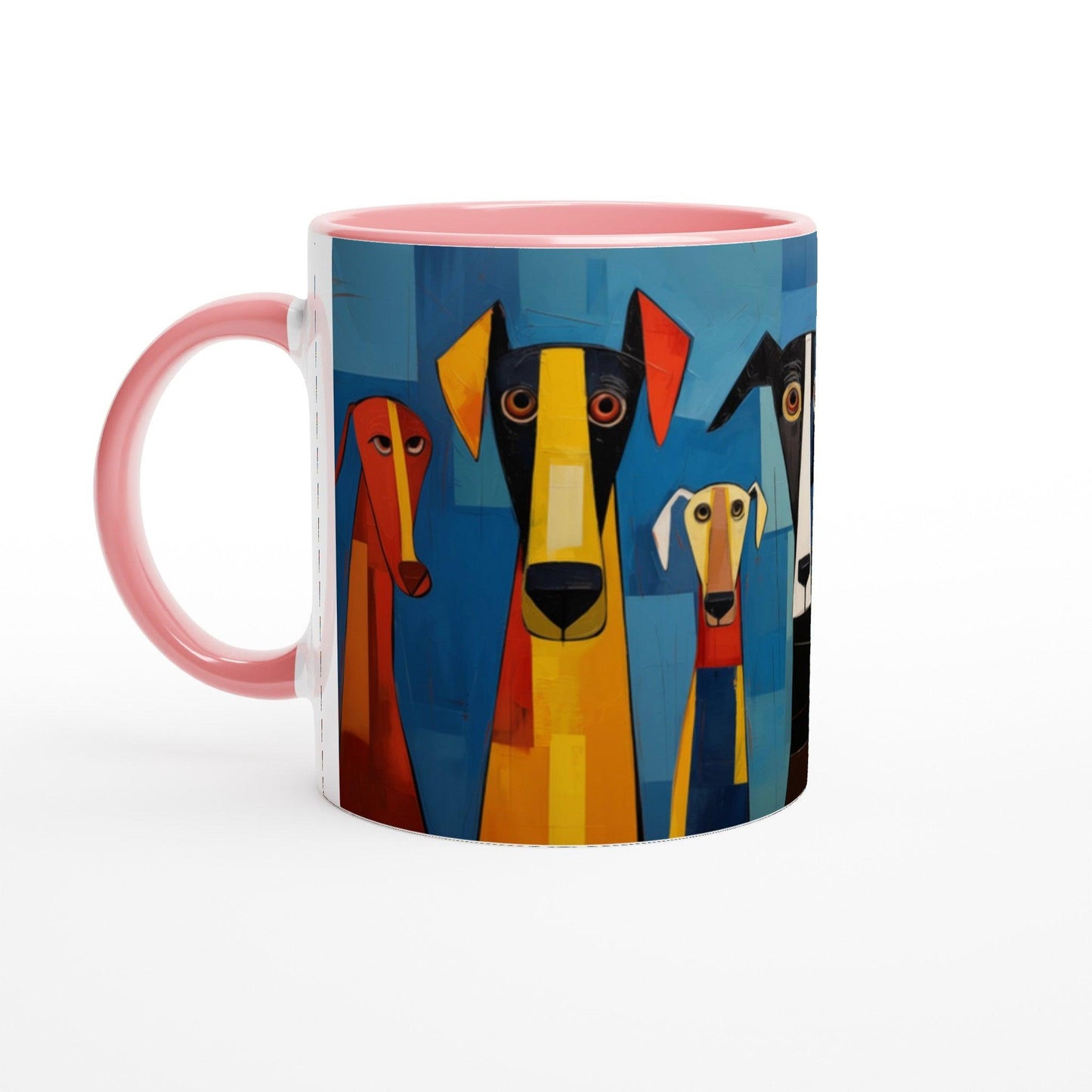 11oz Ceramic Mug Featuring The Original Dog Pack - Hobbster