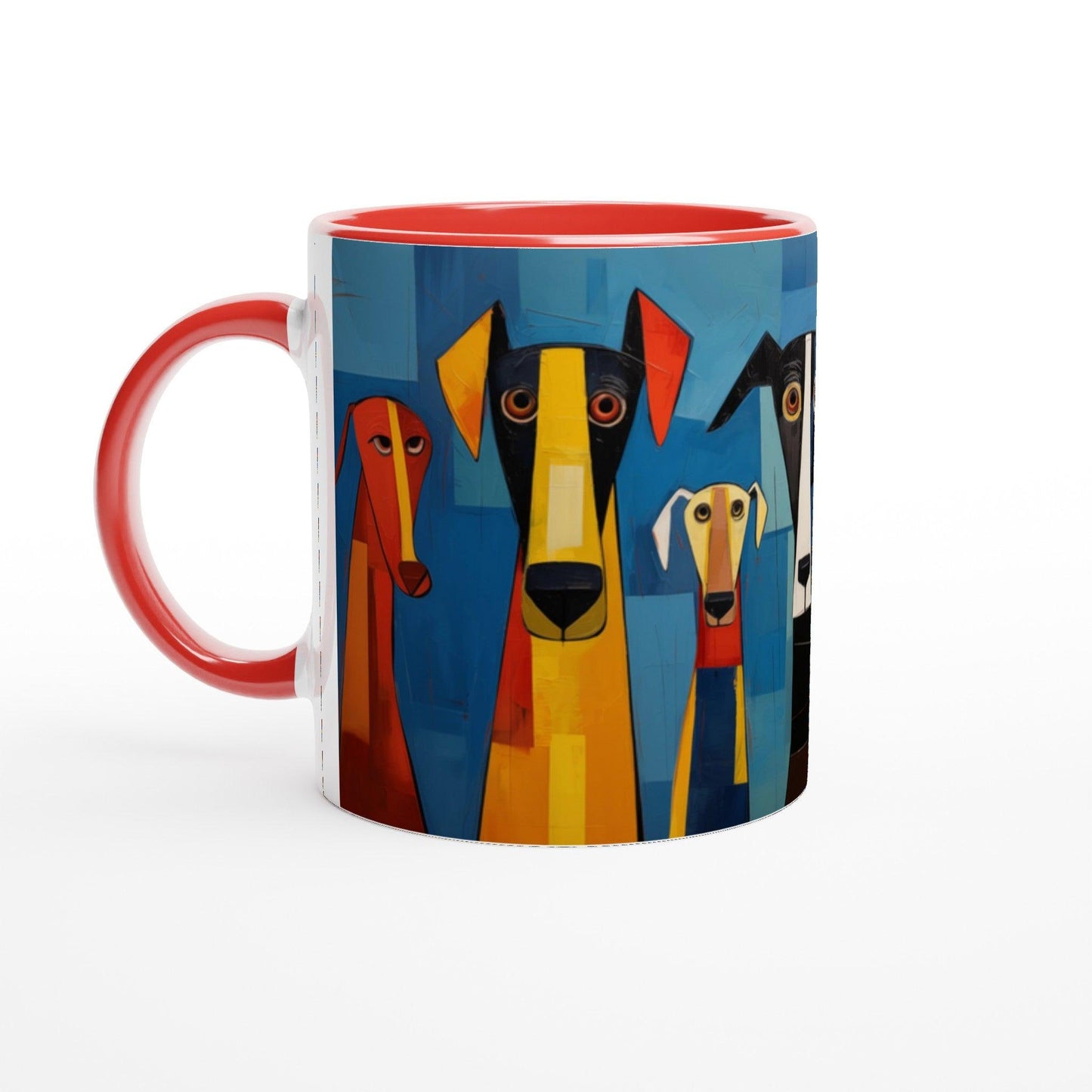 11oz Ceramic Mug Featuring The Original Dog Pack - Hobbster