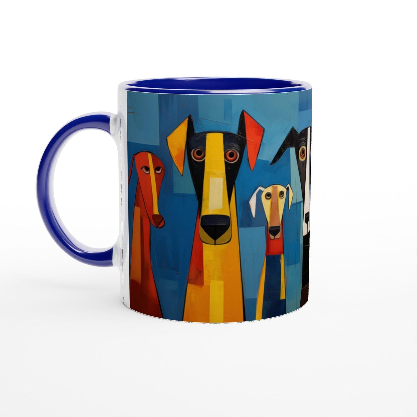 11oz Ceramic Mug Featuring The Original Dog Pack - Hobbster