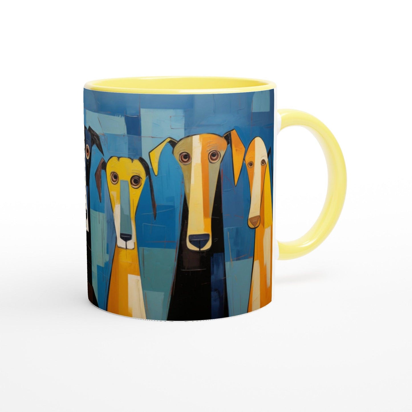 11oz Ceramic Mug Featuring The Original Dog Pack - Hobbster