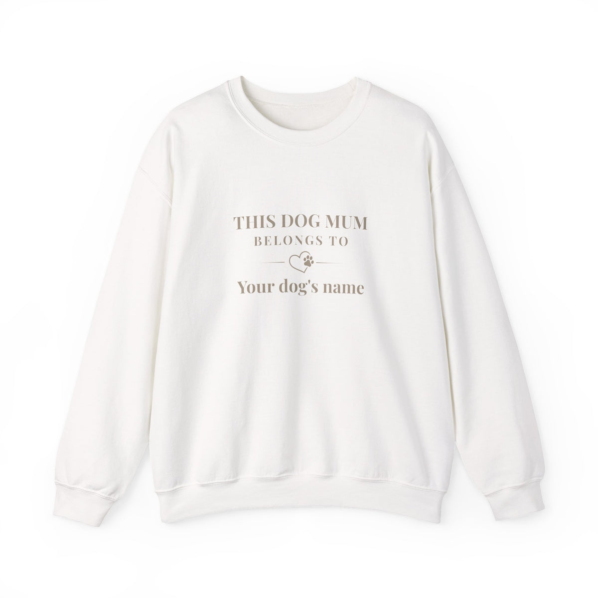 Women's Personalised 'This Dog Mum Belongs To' Sweatshirt