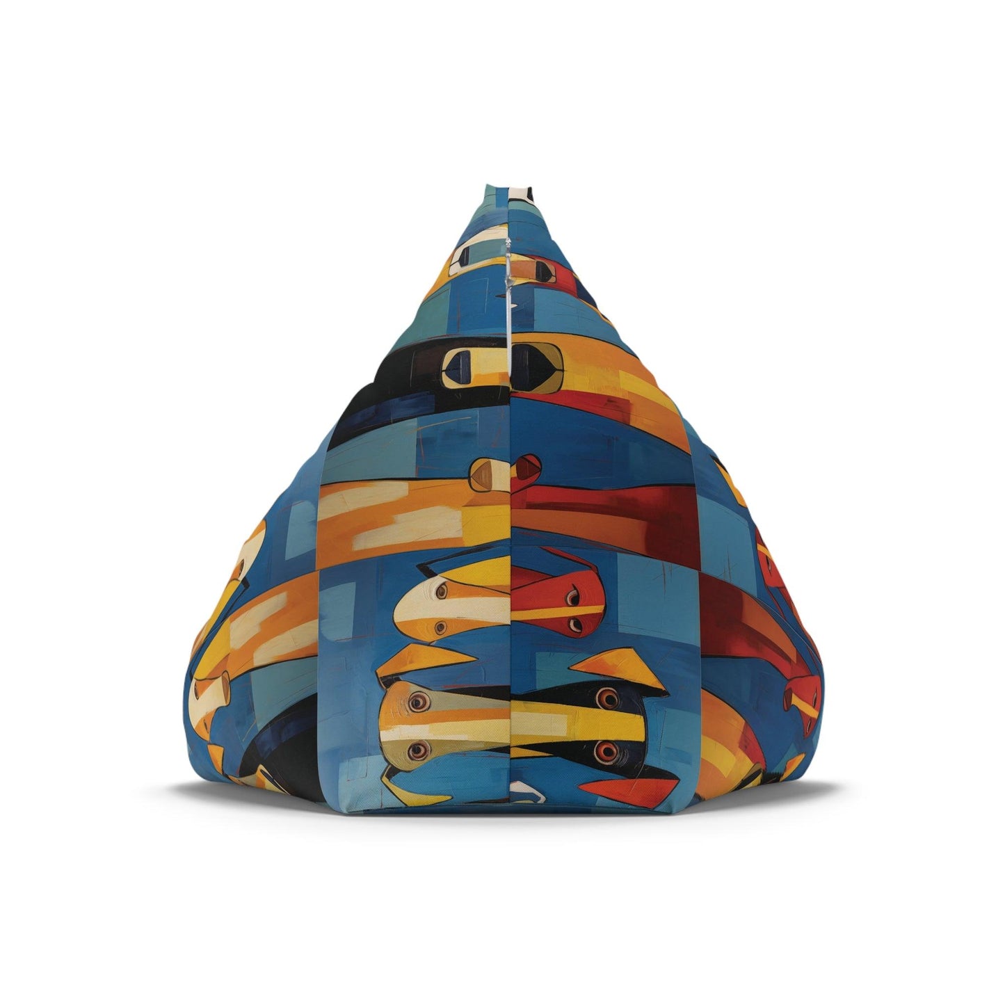 Bean Bag Chair Cover Featuring The Original Dog Pack - Hobbster