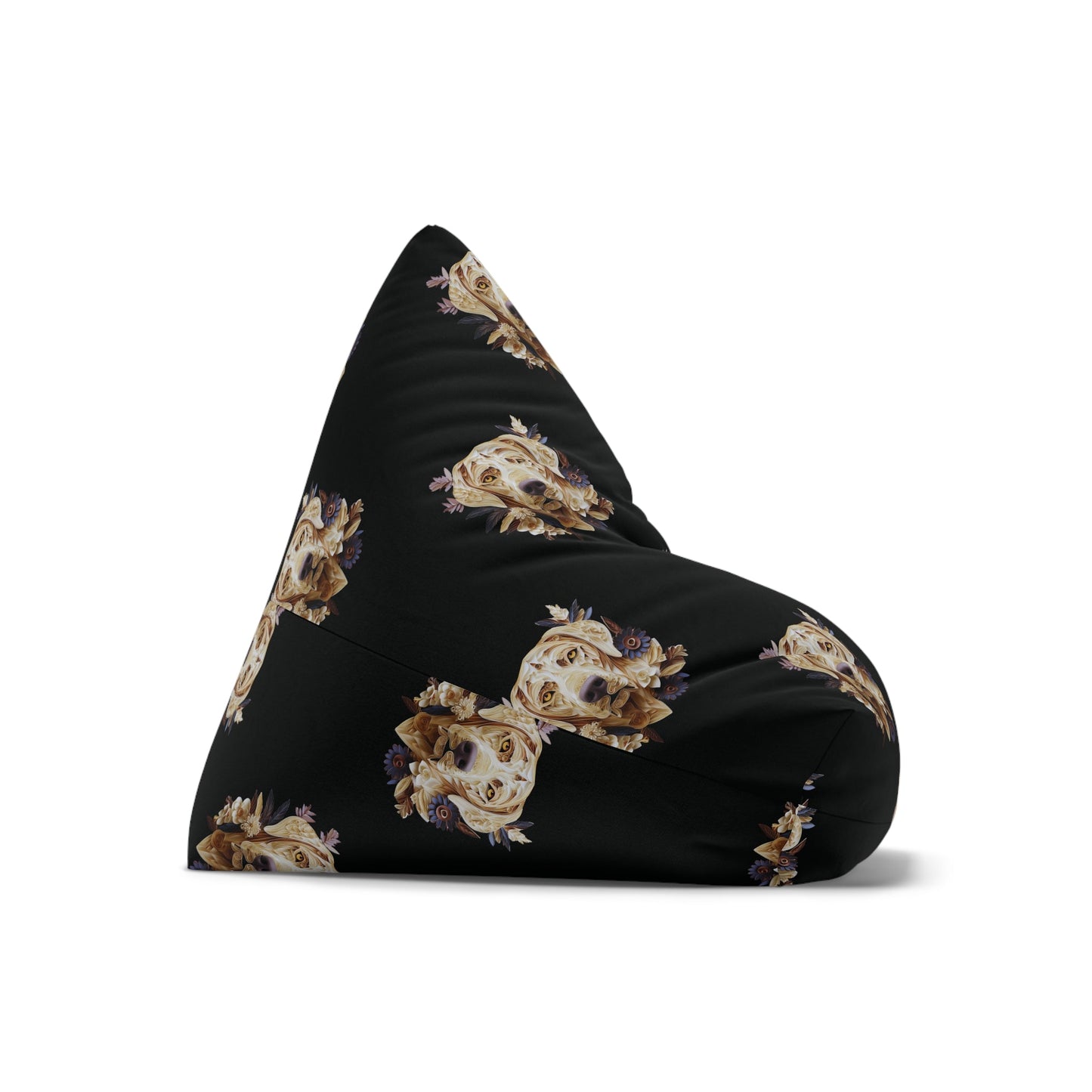 Bean Bag Chair Cover with Quilled Labrador Design - Hobbster