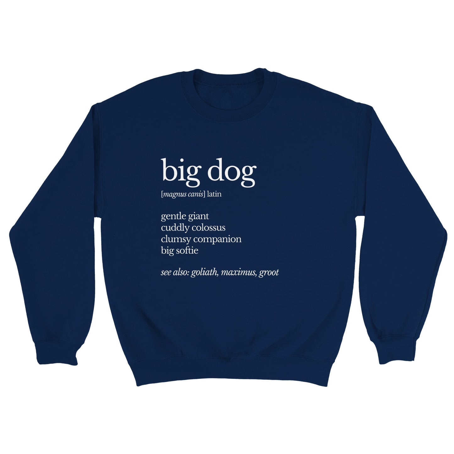 Big Dog Men's Classic Crewneck Sweatshirt - Hobbster
