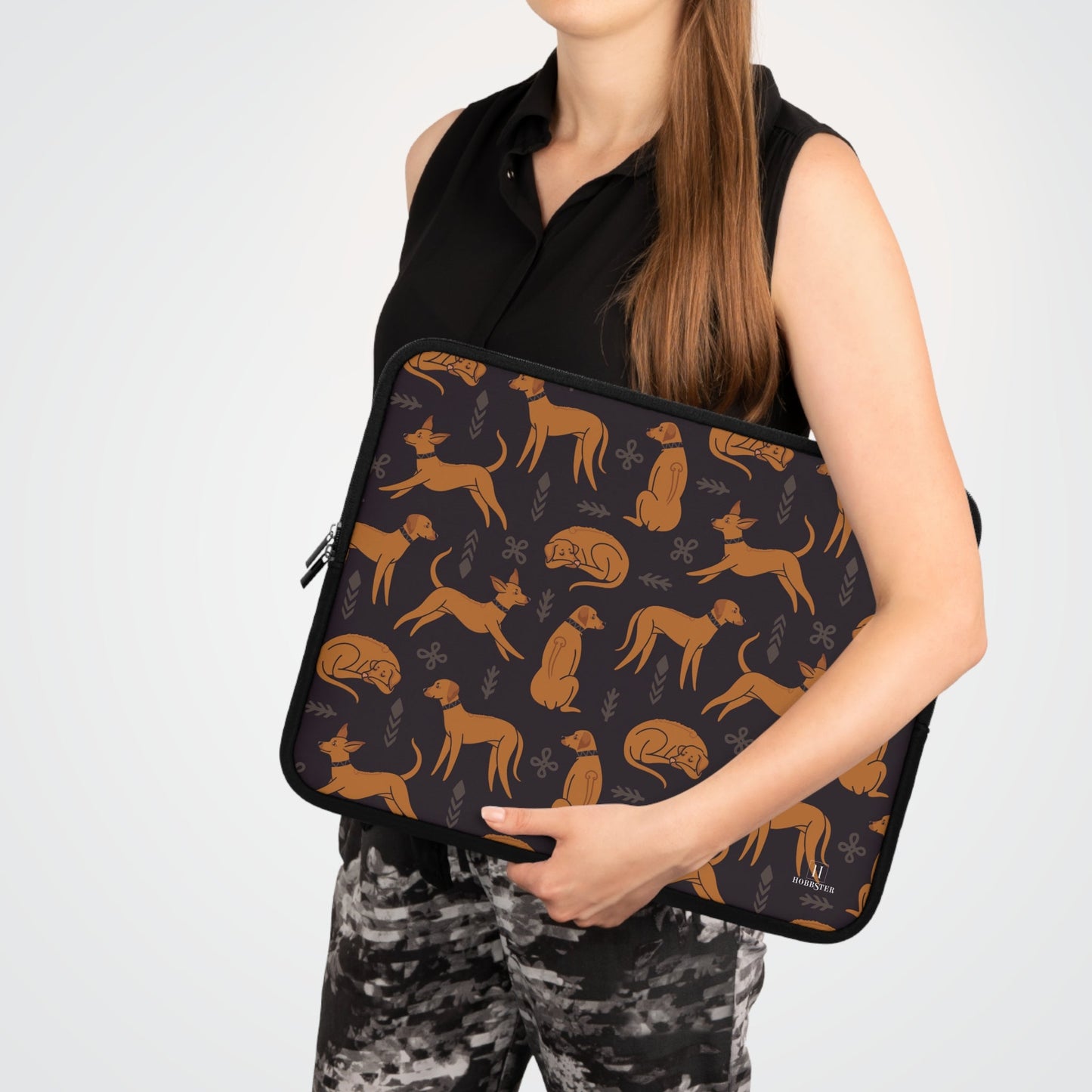 Custom design Laptop Sleeve with Rhodesian Ridgeback design - Hobbster