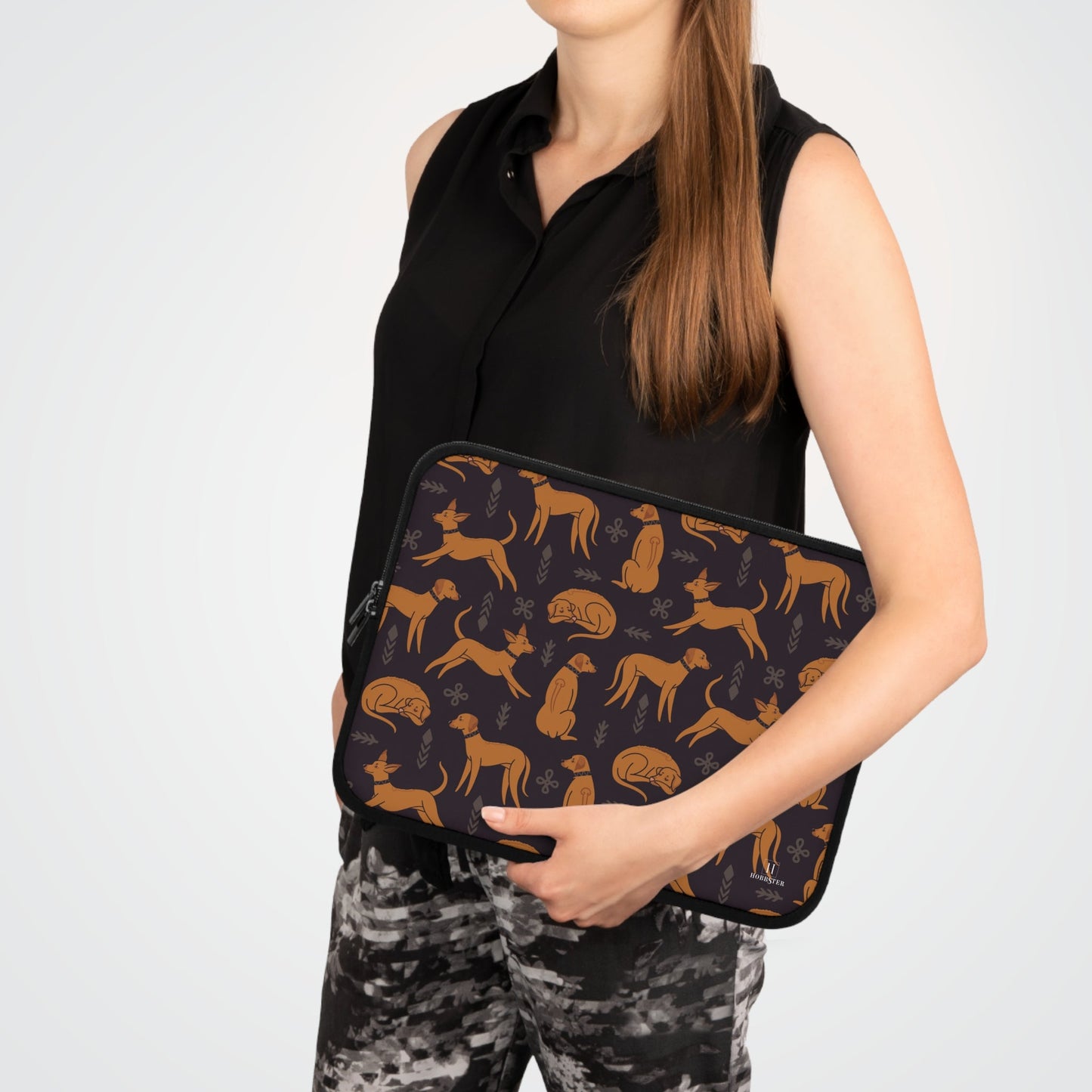 Custom design Laptop Sleeve with Rhodesian Ridgeback design - Hobbster
