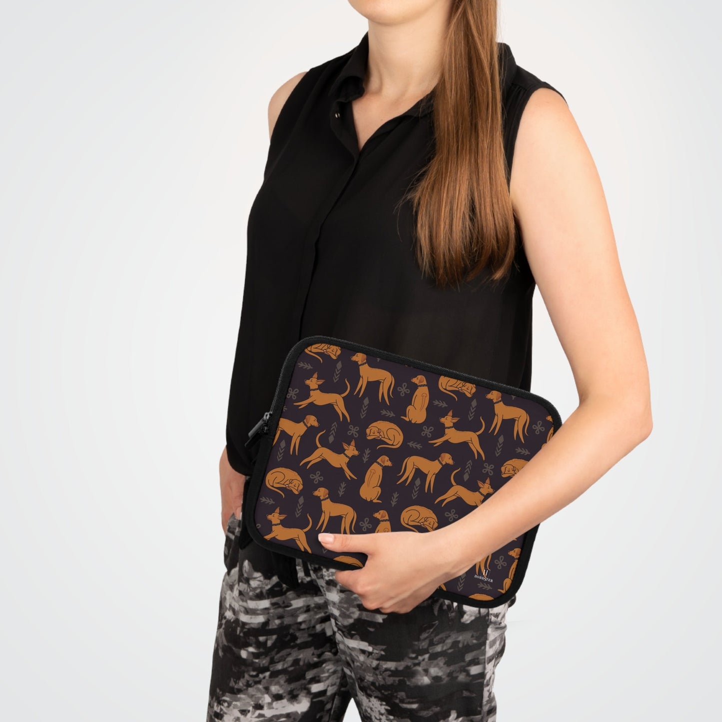 Custom design Laptop Sleeve with Rhodesian Ridgeback design - Hobbster