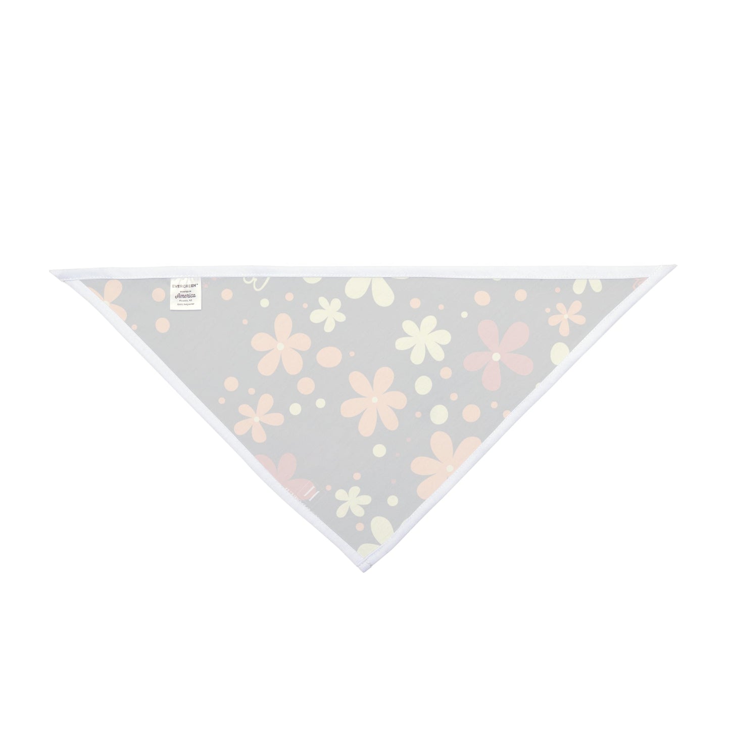 Dog Bandana featuring unique multicolour boho flower design - Hobbster