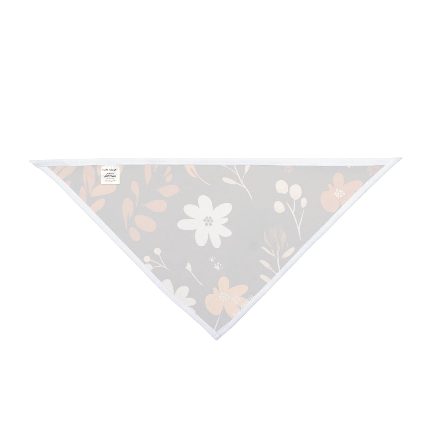 Dog Bandana featuring unique multicolour boho plants design - Hobbster