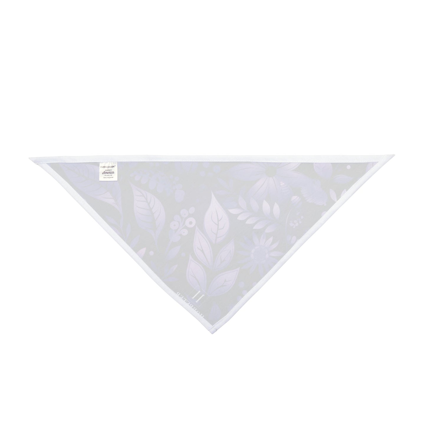 Dog Bandana featuring unique purple floral design - Hobbster