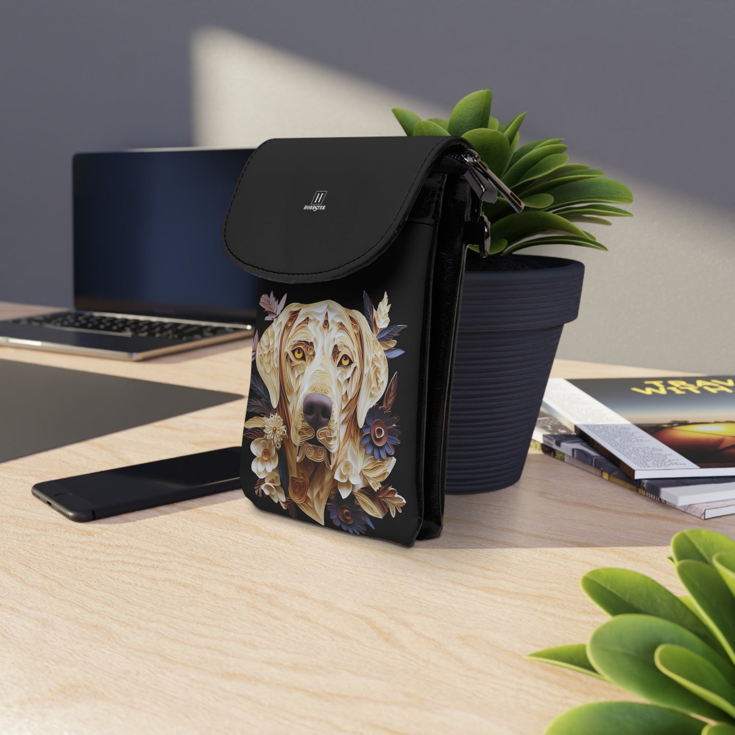 Labrador Small Cell Phone Wallet - Hobbster