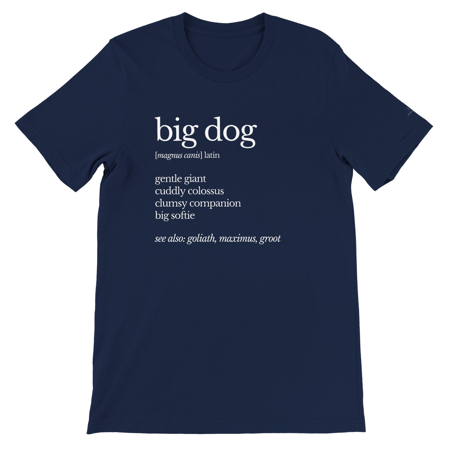 Men's Big Dog Premium Crewneck T-shirt - Hobbster
