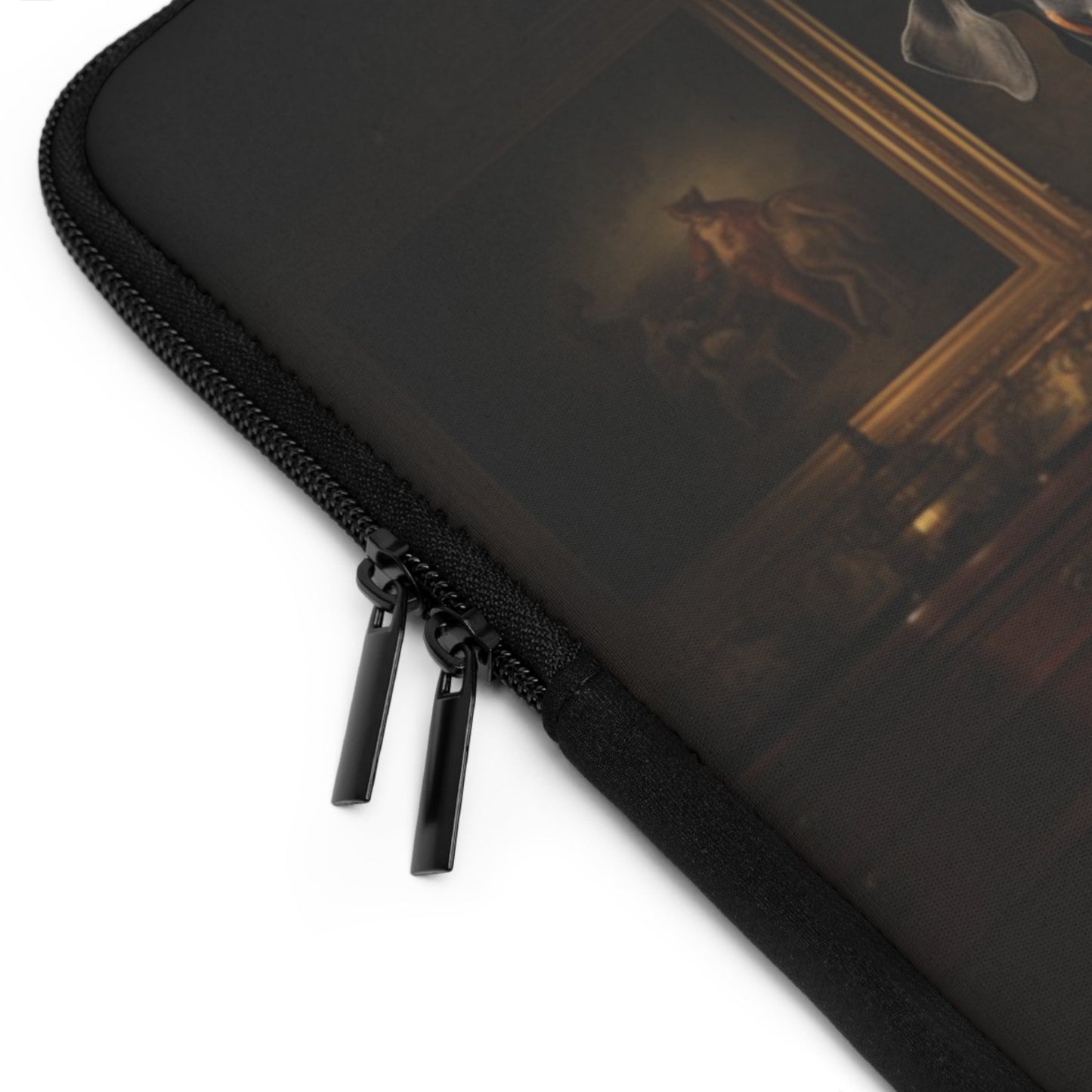 Neoprene Laptop Sleeve featuring Art Deco Dobermans Design - Hobbster