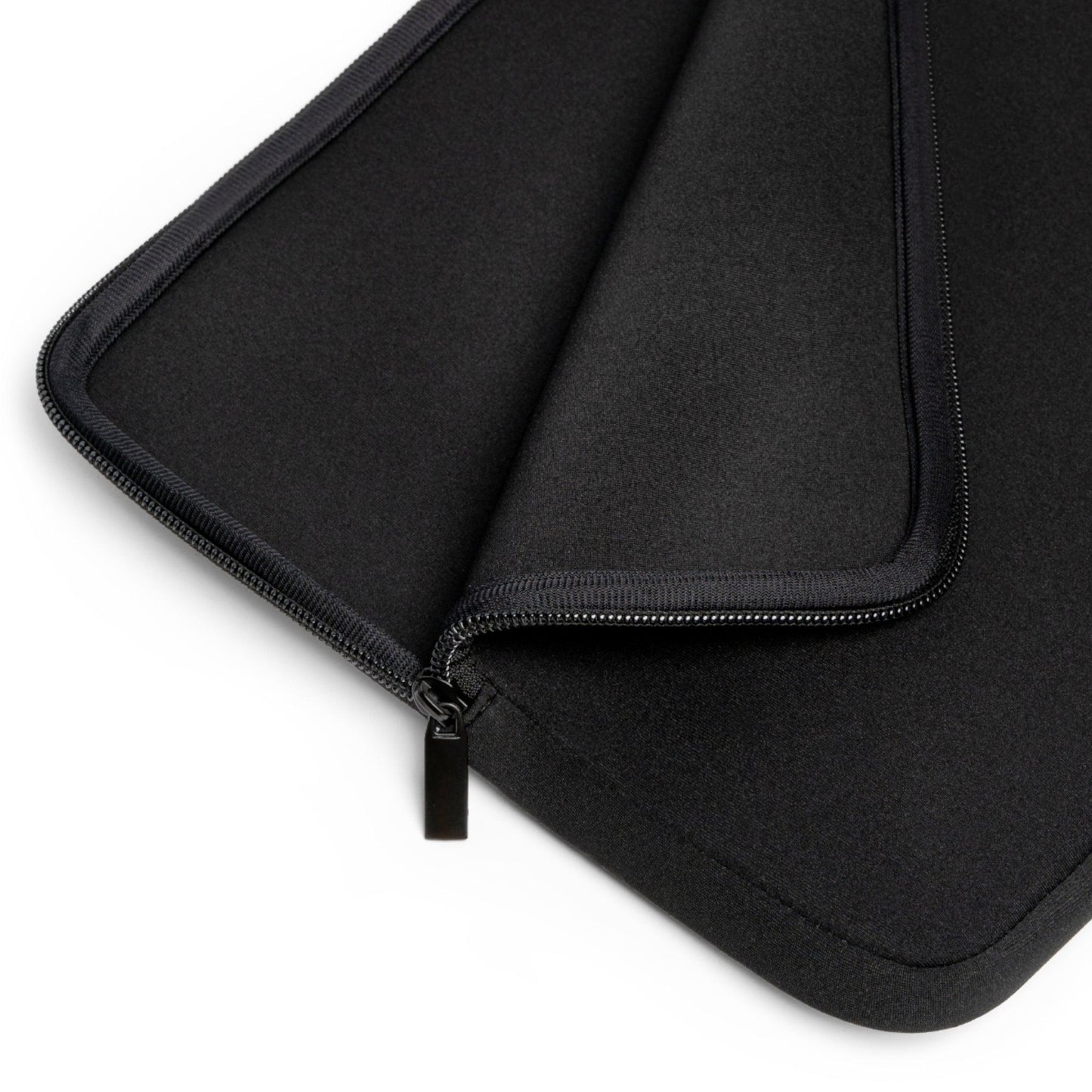 Neoprene Laptop Sleeve featuring Cottage Core Dogs Running Free Design - Hobbster