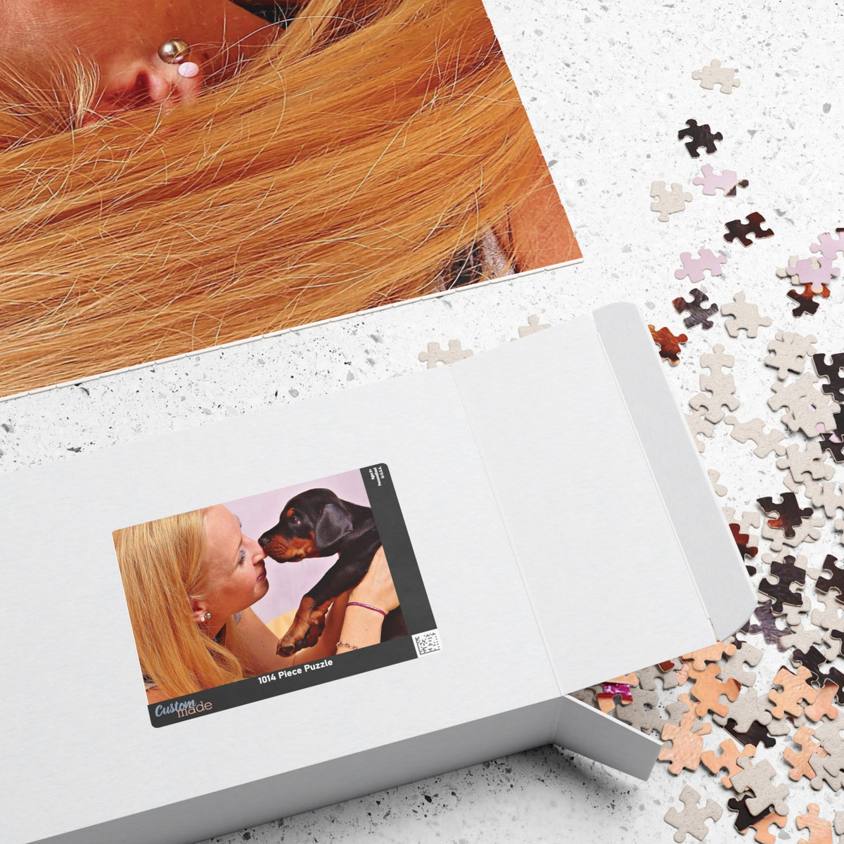 Personalised Dog Photo Jigsaw Puzzle - Hobbster
