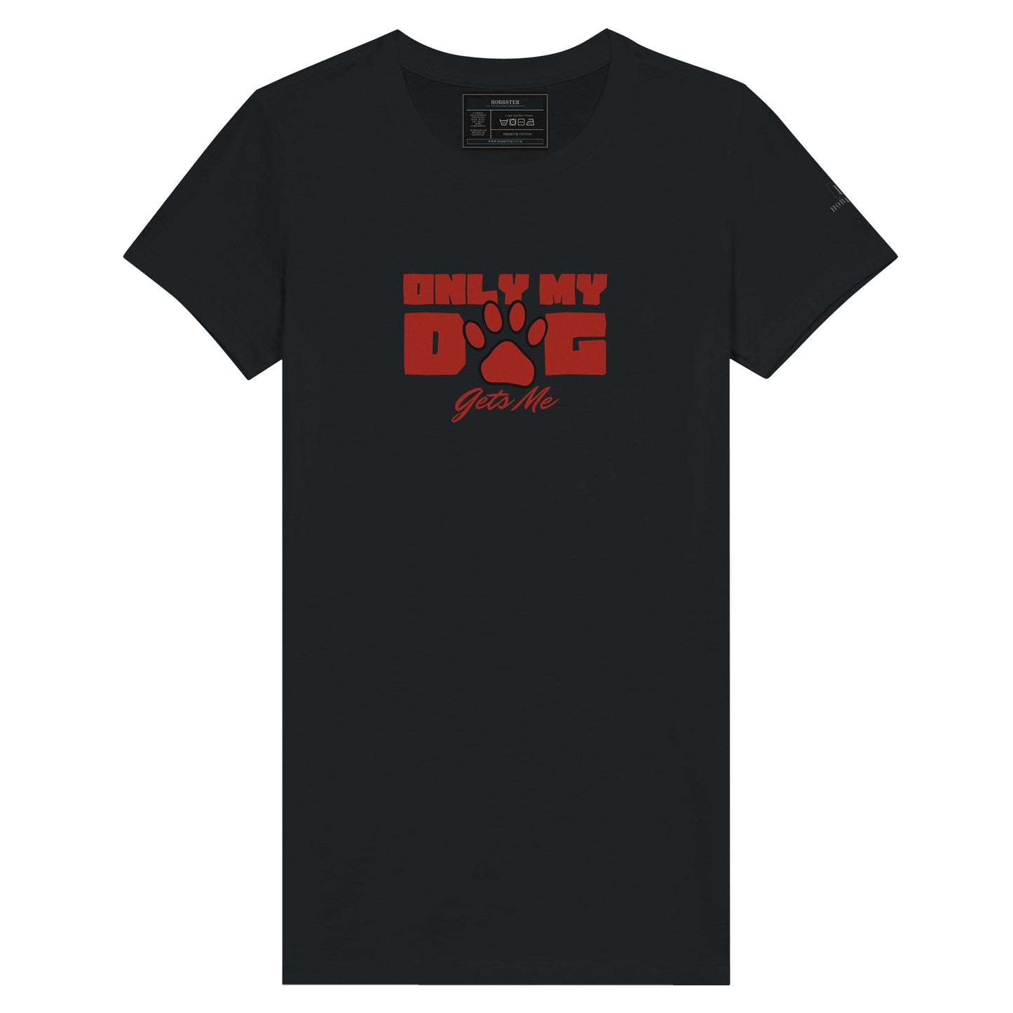 Premium Women's Only My Dog Understands Me Crewneck T-shirt - Hobbster