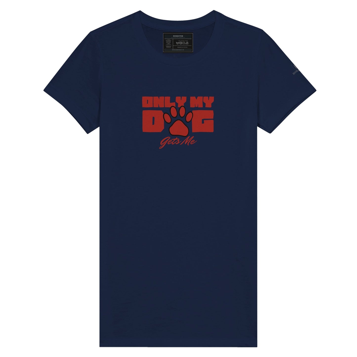 Premium Women's Only My Dog Understands Me Crewneck T-shirt - Hobbster