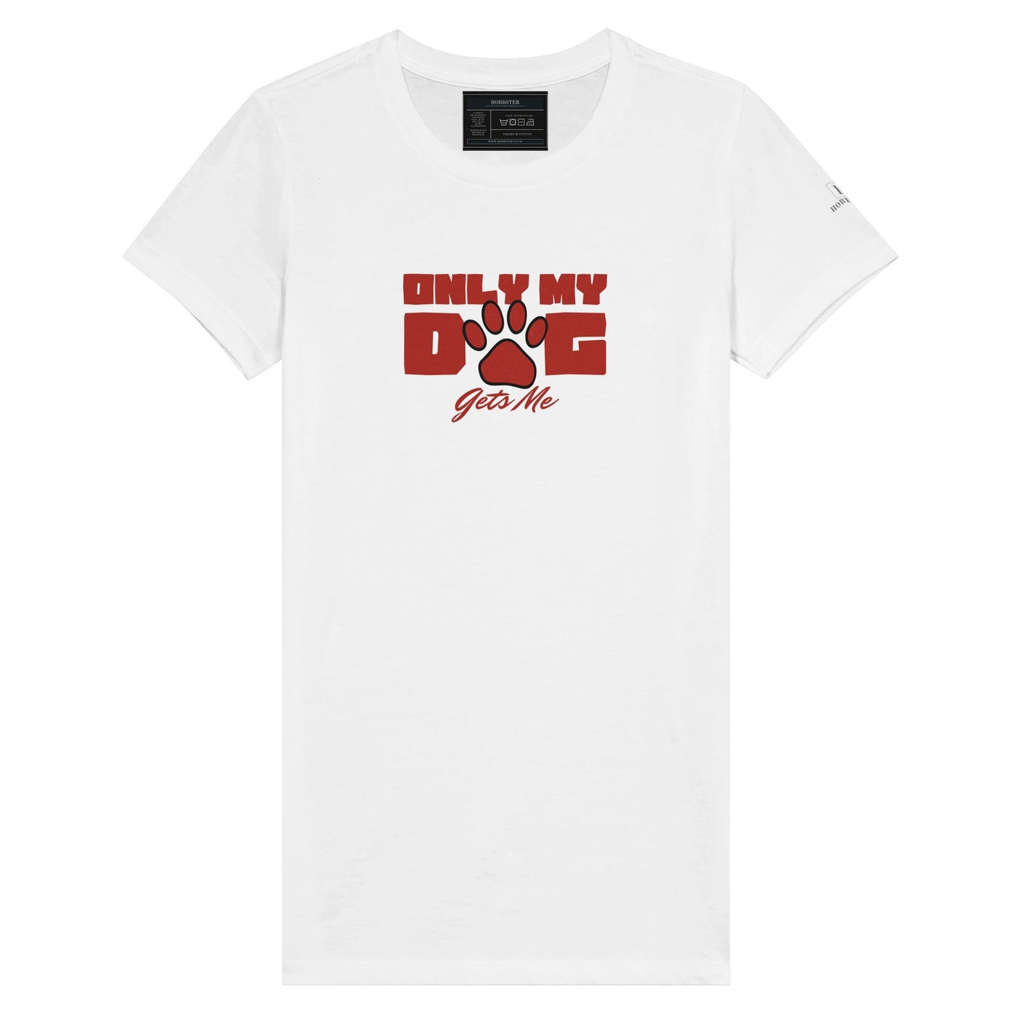Premium Women's Only My Dog Understands Me Crewneck T-shirt - Hobbster