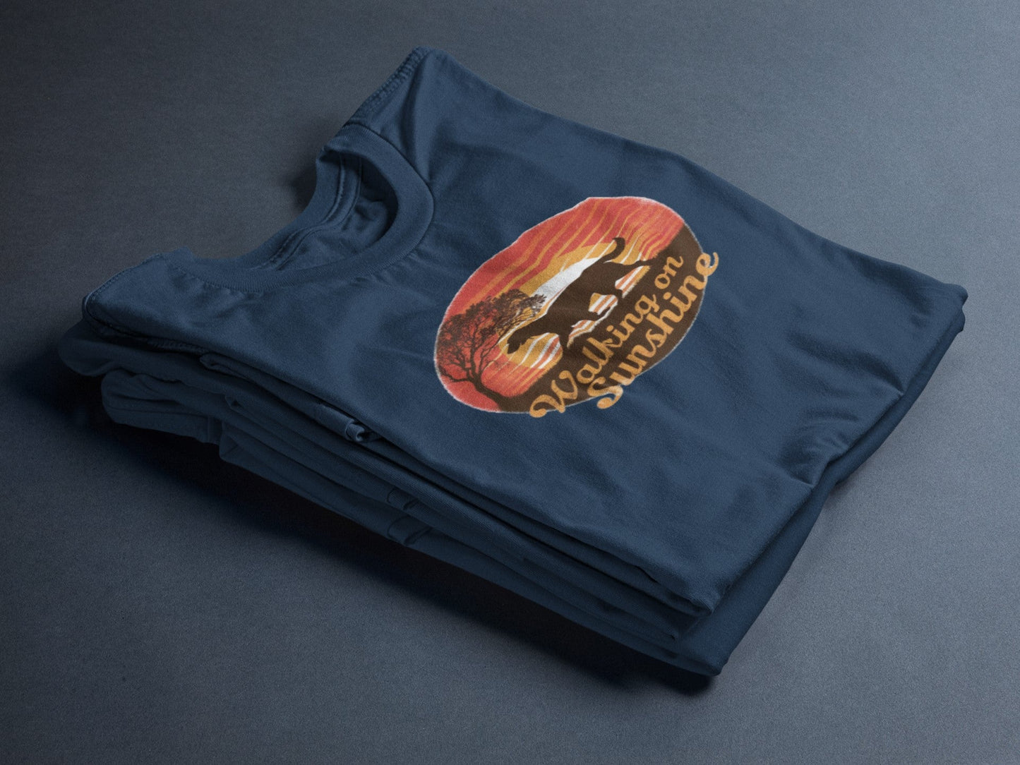 Walking On Sunshine Premium Women's Crewneck T-shirt - Hobbster