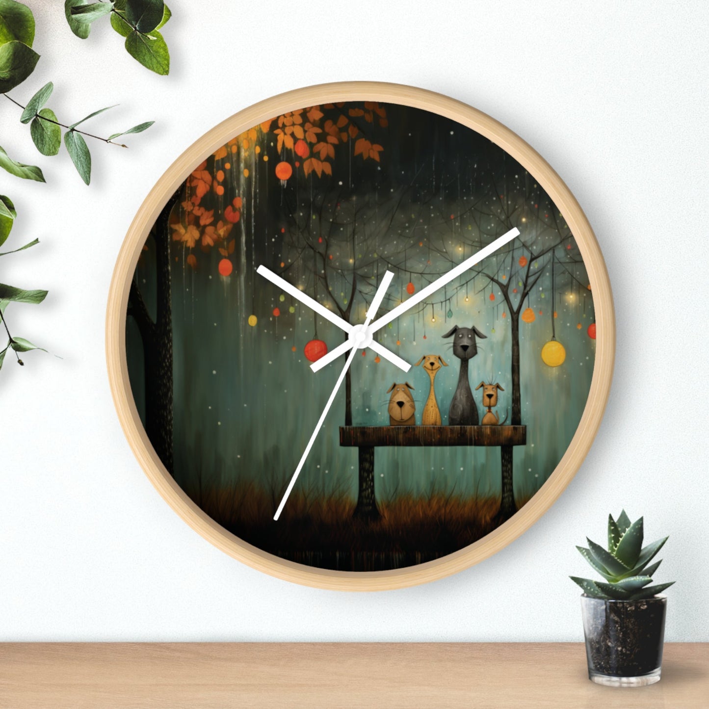 Wall Clock featuring Sam Toft Style Design - Hobbster