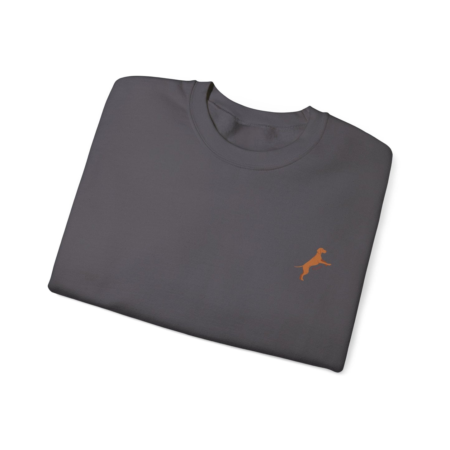Women's Heavy Blend™ Crewneck Sweatshirt with custom Hungarian Vizsla logo design - Hobbster