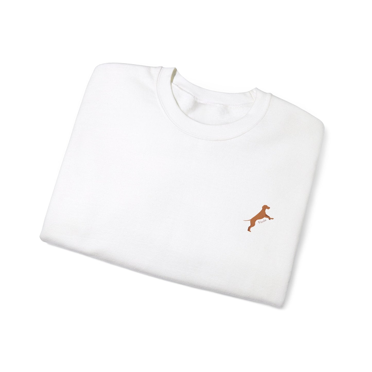 Women's Heavy Blend™ Crewneck Sweatshirt with custom Hungarian Vizsla logo design - Hobbster