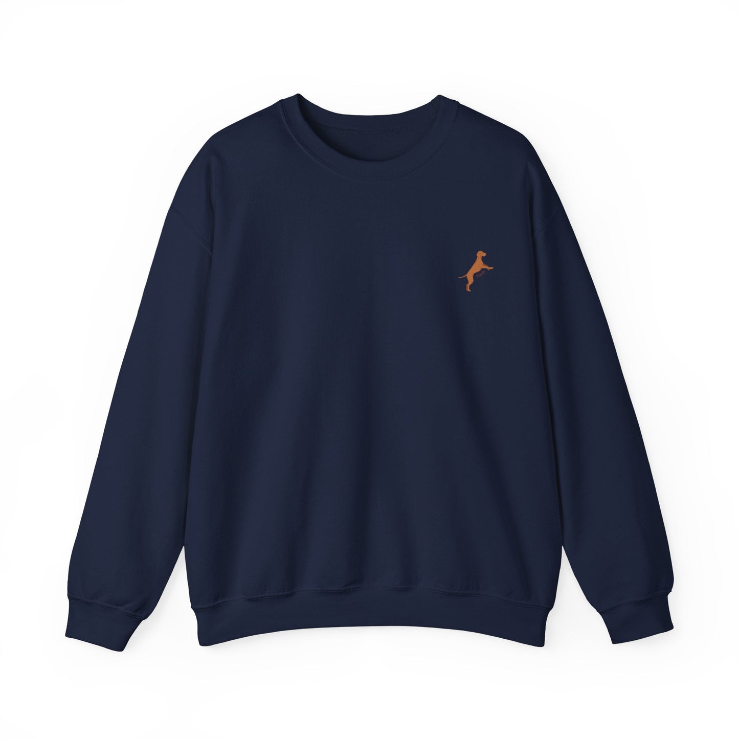 Women's Heavy Blend™ Crewneck Sweatshirt with custom Hungarian Vizsla logo design - Hobbster