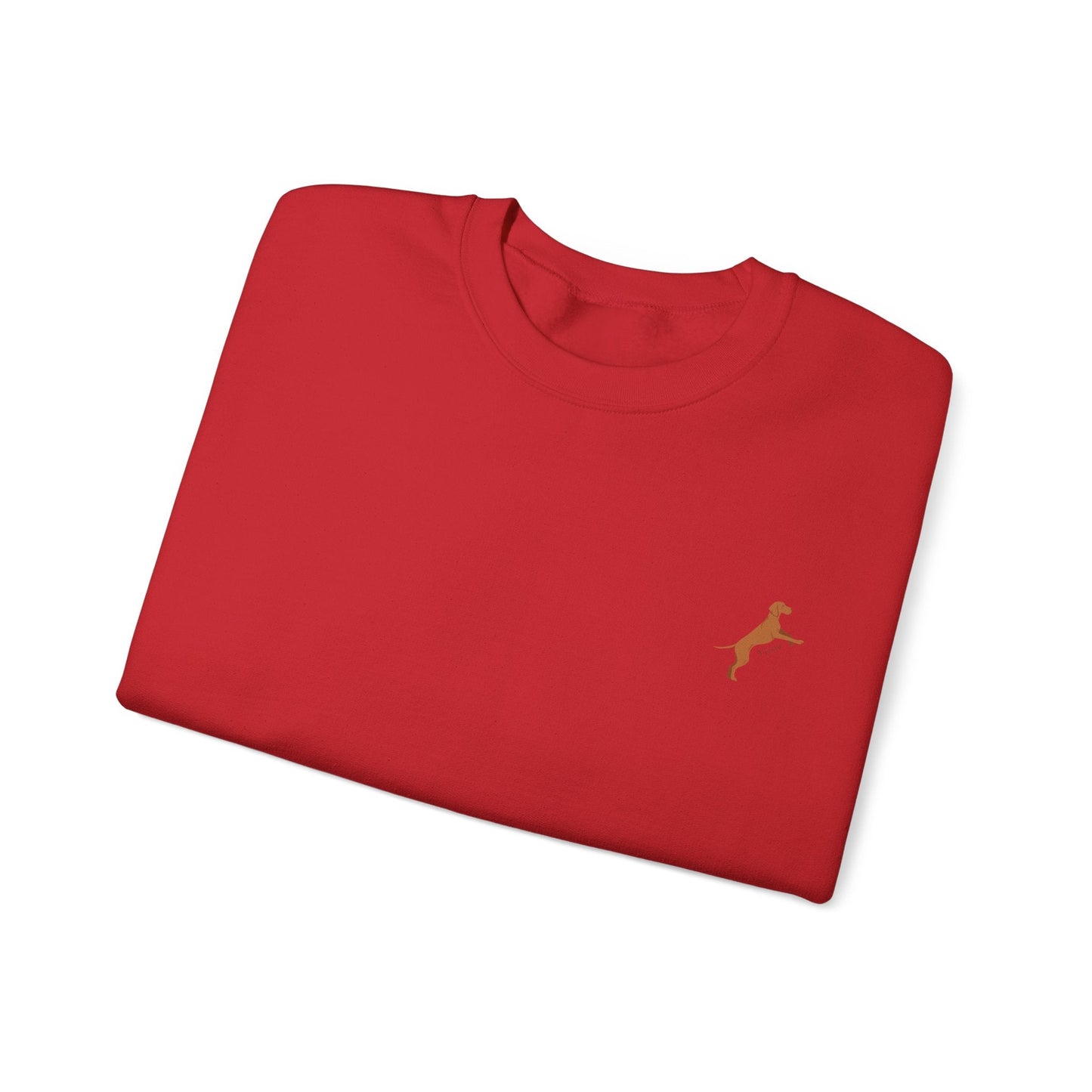 Women's Heavy Blend™ Crewneck Sweatshirt with custom Hungarian Vizsla logo design - Hobbster