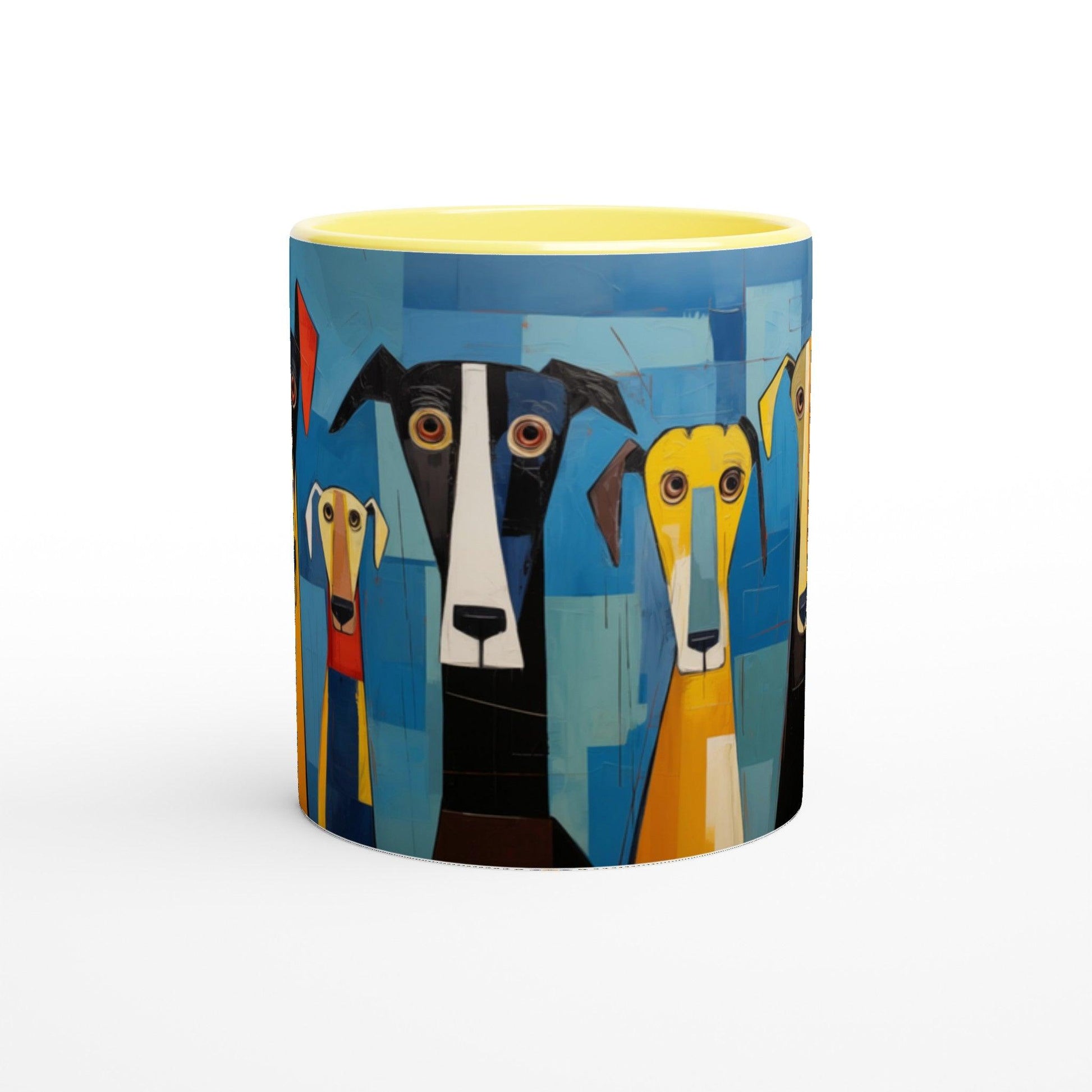 11oz Ceramic Mug Featuring The Original Dog Pack - Hobbster