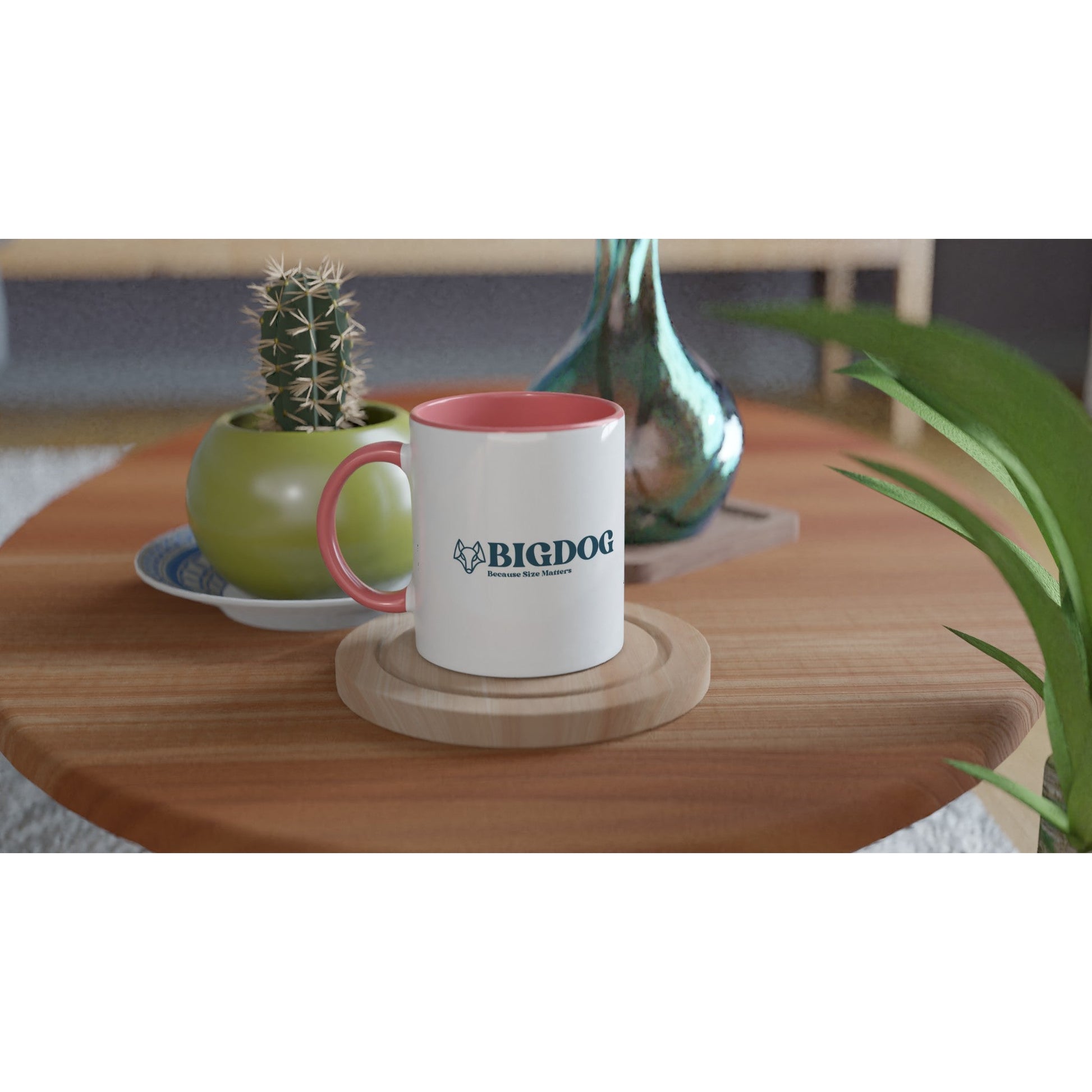 11oz Ceramic Mug with Big Dog slogan - Hobbster