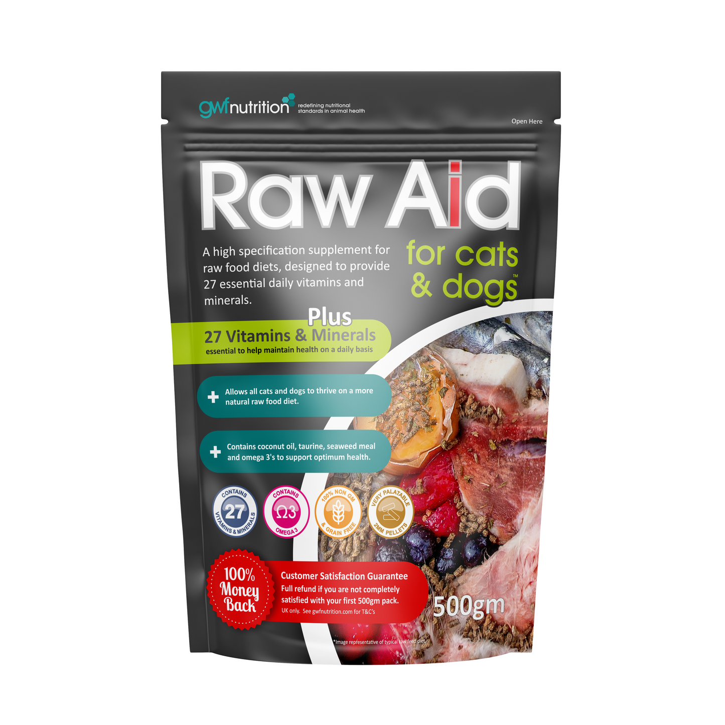 Growell Feeds Raw Aid for Dogs [500g] - Hobbster