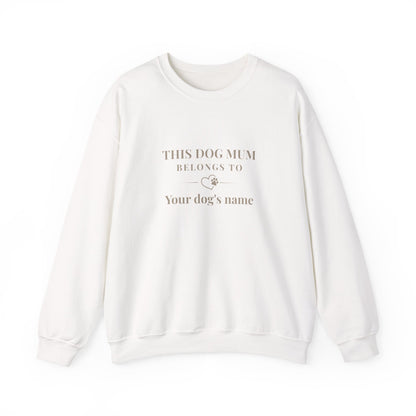 Women's Personalised 'This Dog Mum Belongs To' Sweatshirt