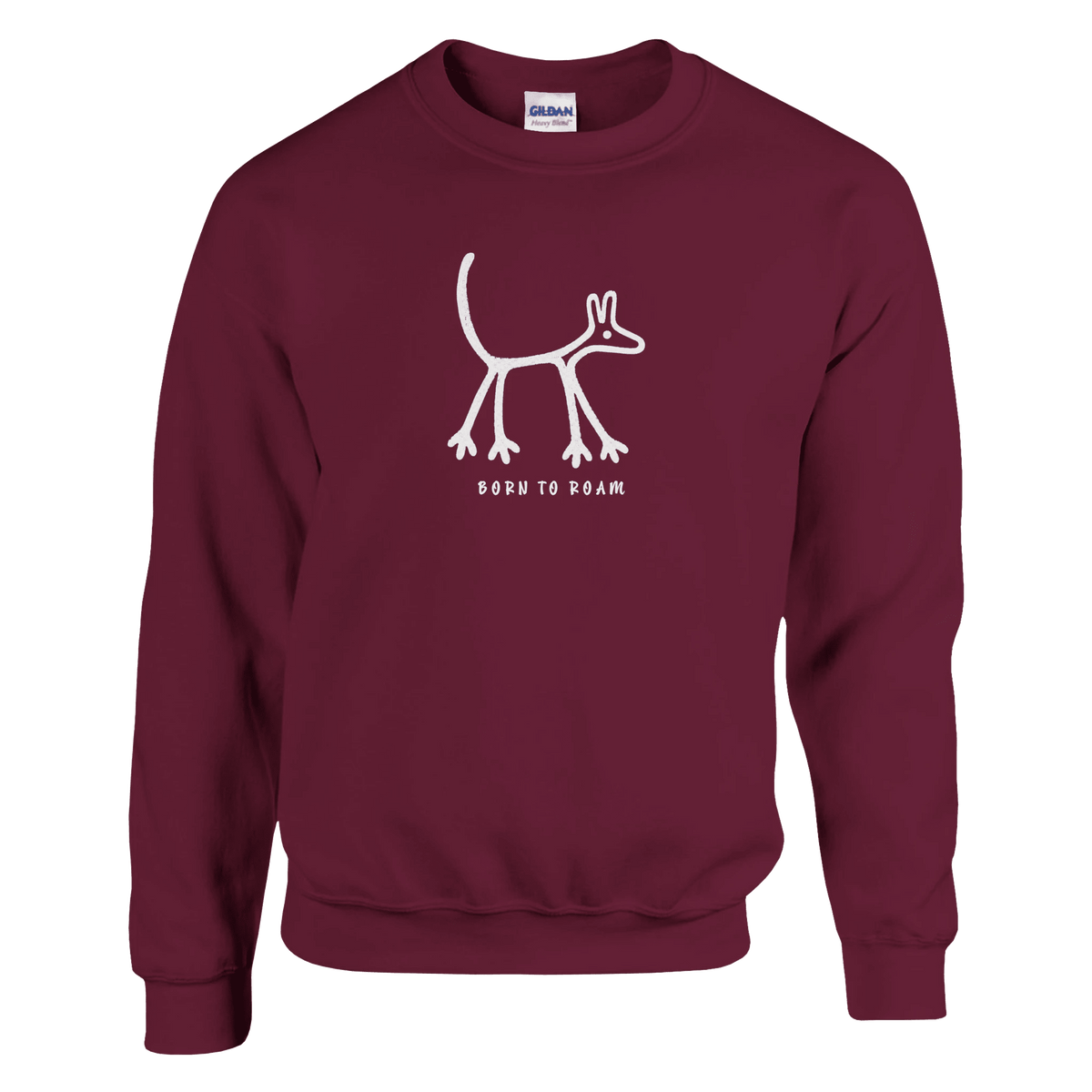 Born To Roam Men's Crewneck Sweatshirt - Hobbster