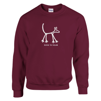 Born To Roam Men's Crewneck Sweatshirt - Hobbster