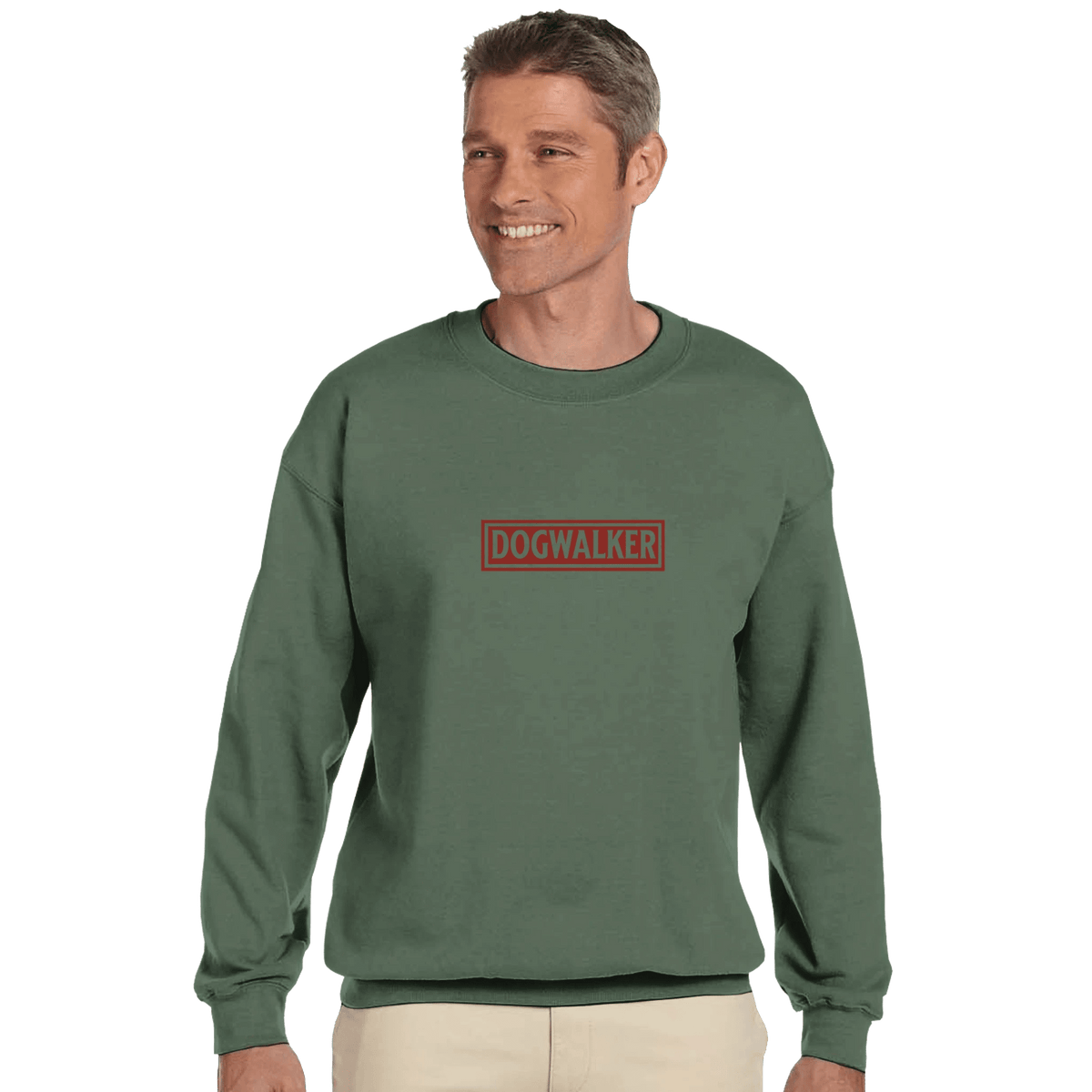 Dogwalker Men's Crewneck Sweatshirt - Hobbster