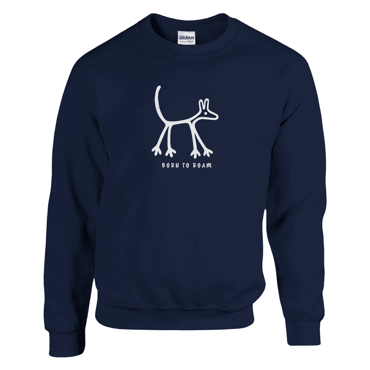 Born To Roam Men's Crewneck Sweatshirt - Hobbster
