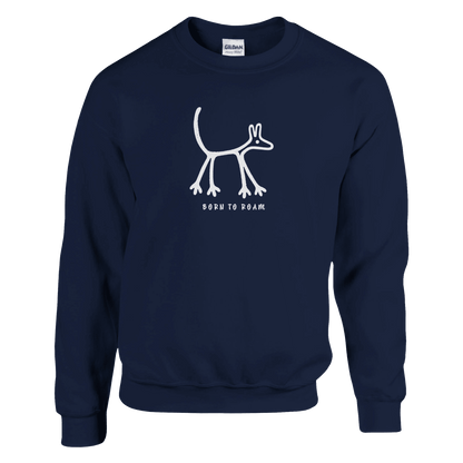 Born To Roam Men's Crewneck Sweatshirt - Hobbster