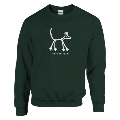 Born To Roam Men's Crewneck Sweatshirt - Hobbster