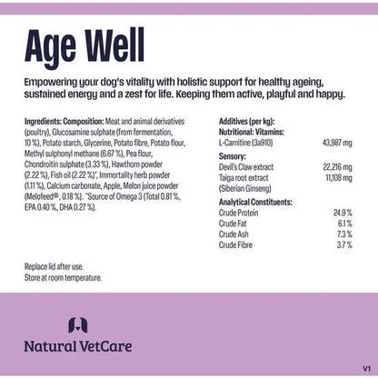 Natural VetCare Age Well 50 Soft Chews [225g]