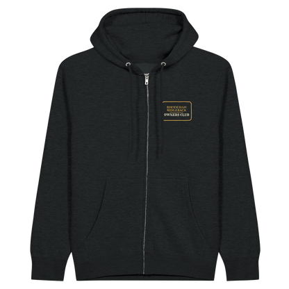 Rhodesian Ridgeback Owners Club men's zip hoodie in Black