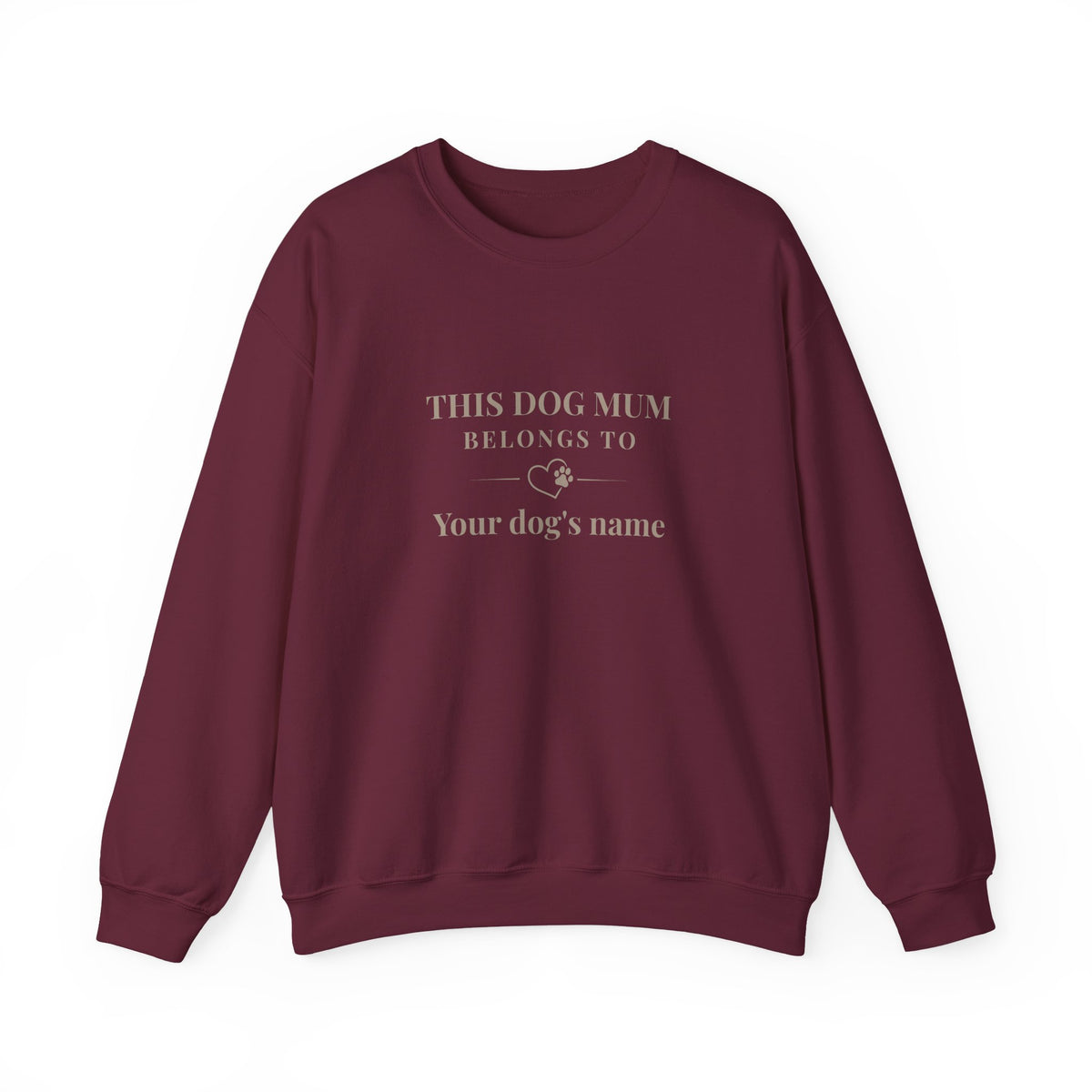 Women's Personalised 'This Dog Mum Belongs To' Sweatshirt