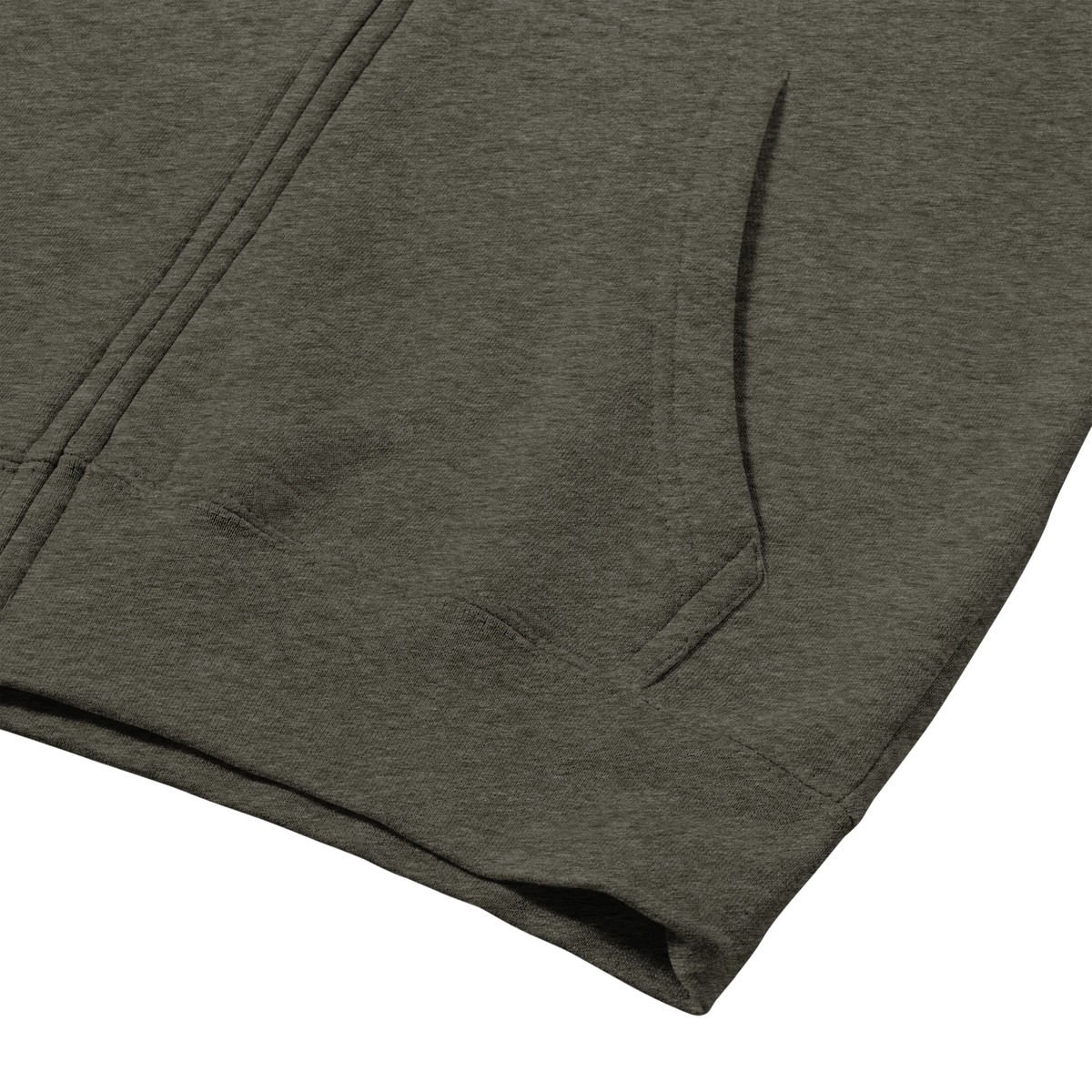 Great Dane Owners Club men's zip hoodie in Charcoal Heather