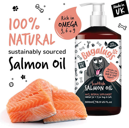 Bugalugs Scottish Salmon Oil [500ml]