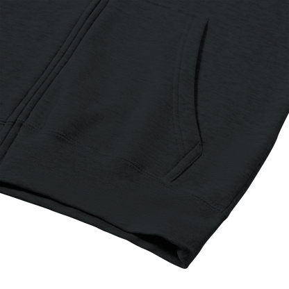 Doberman Owners Club men's zip hoodie in Black