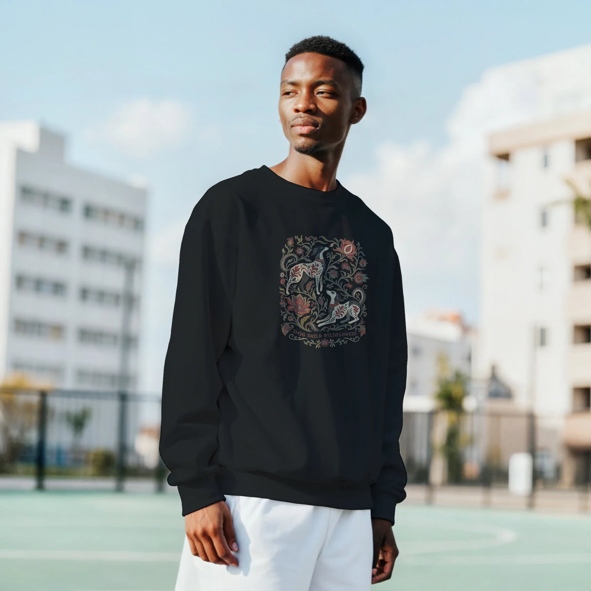 Men's Classic Unisex Crewneck Sweatshirt |Digs & Botanicals - Hobbster