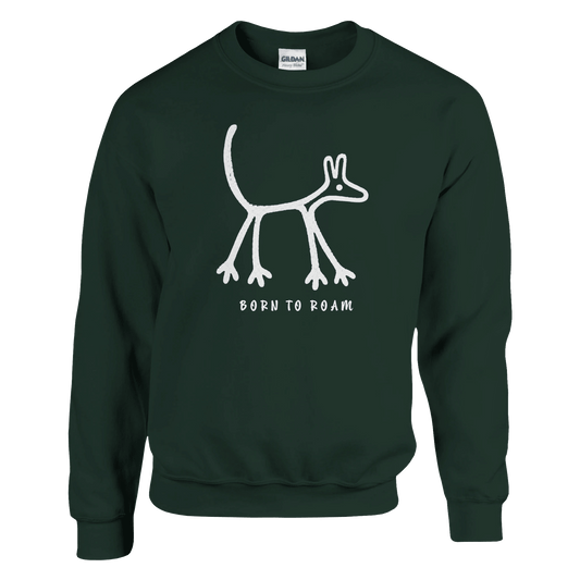 Born To Roam Men's Crewneck Sweatshirt - Hobbster