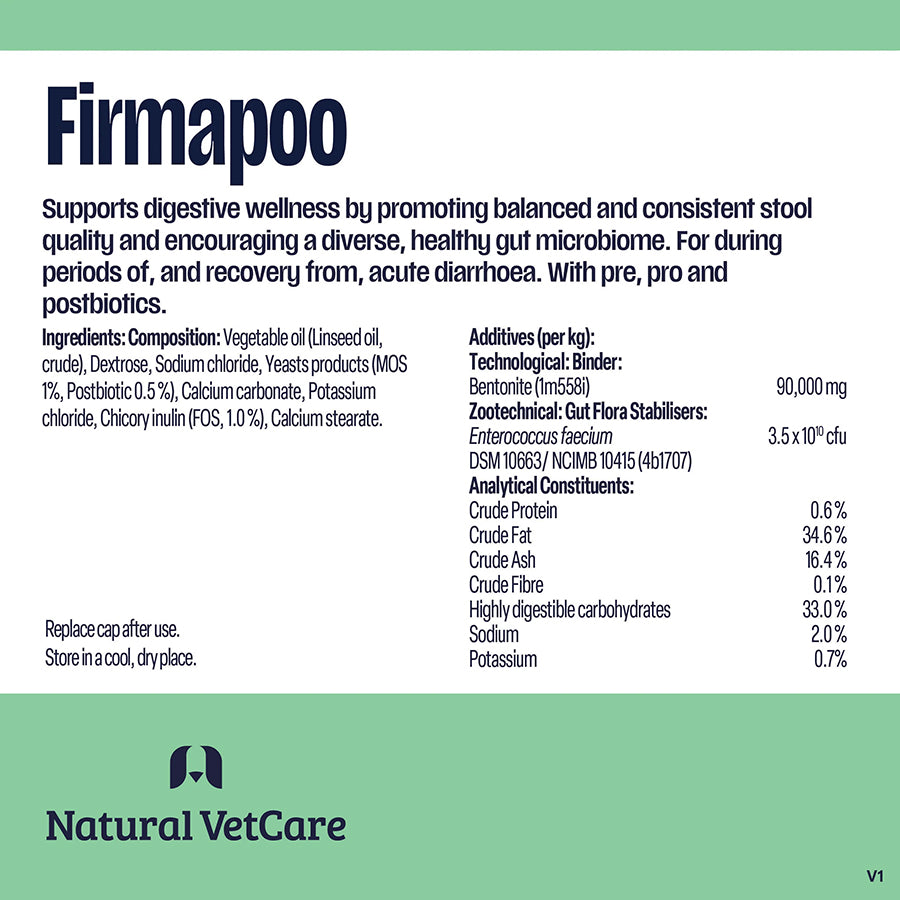 Natural VetCare Firmapoo Paste [30ml]