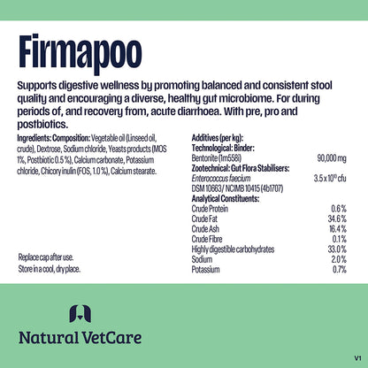 Natural VetCare Firmapoo Paste [30ml]