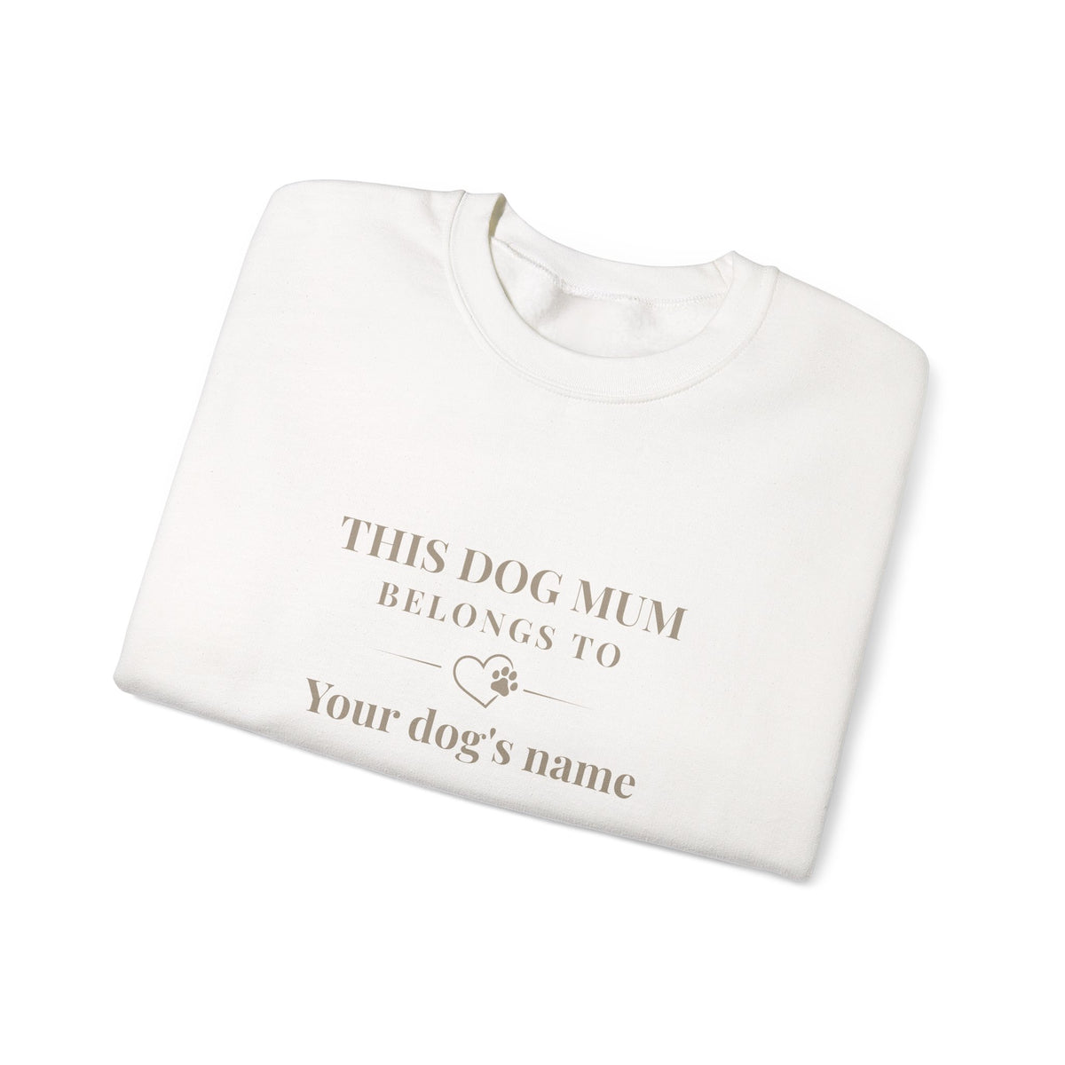 Women's Personalised 'This Dog Mum Belongs To' Sweatshirt