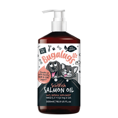 Bugalugs Scottish Salmon Oil [500ml]